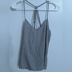 Abercrombie & Fitch Racerback Checkered Tank Top, S